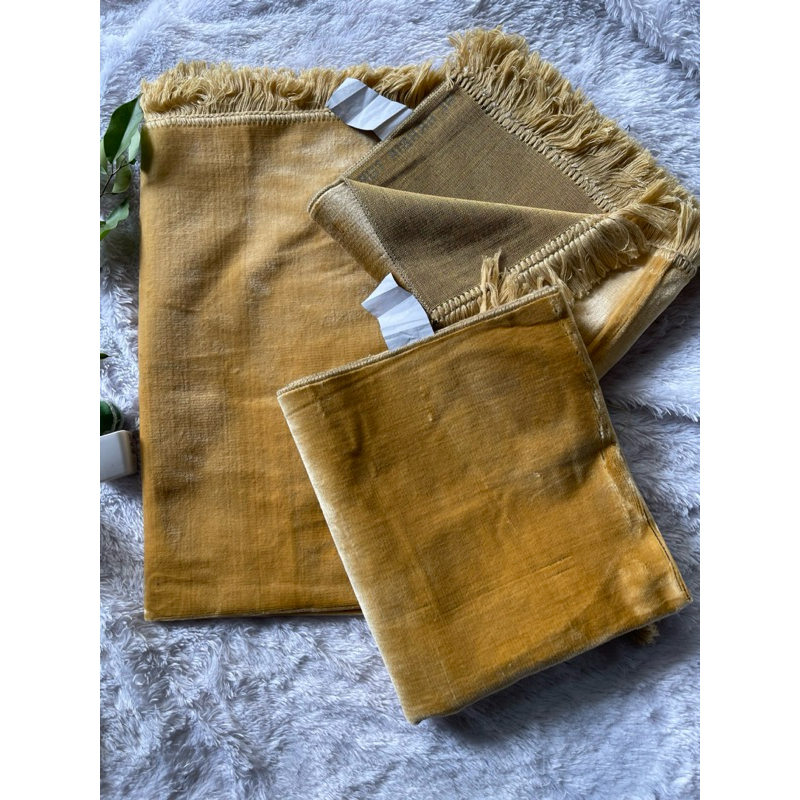 Sajadah polos turkey 70 x 110 cm sajadah polos beludru halus