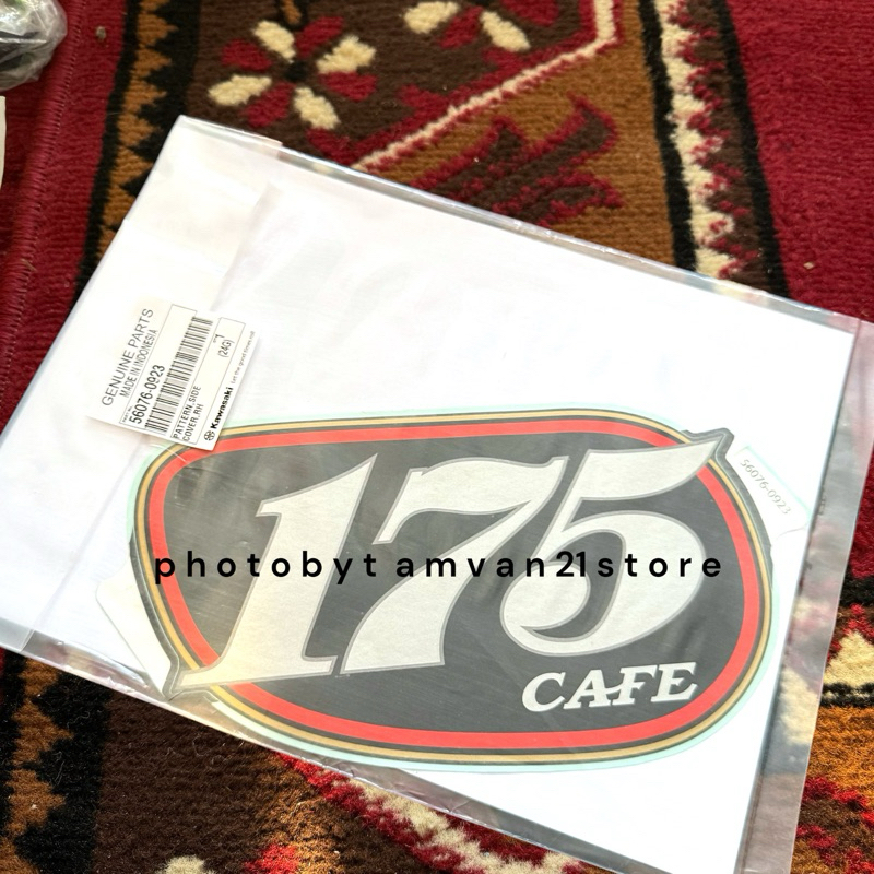 STICKER BODY KANAN W175 W 175 CAFE ORIGINAL KAWASAKI