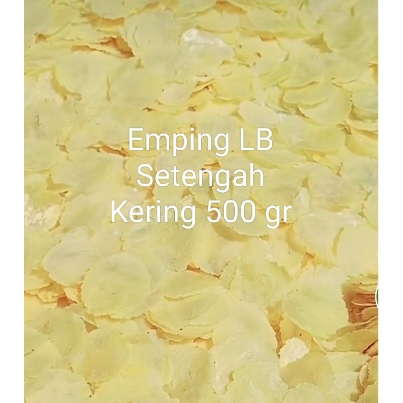 

Emping Melinjo Mentah LB/Lebar Tipis/Setengah Kering/Kemasan 500 Gram/Asli Limpung/Kualitas Terjamin.