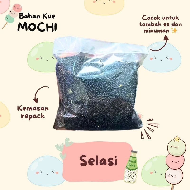 

Biji Selasih / Basil Seeds 100gr