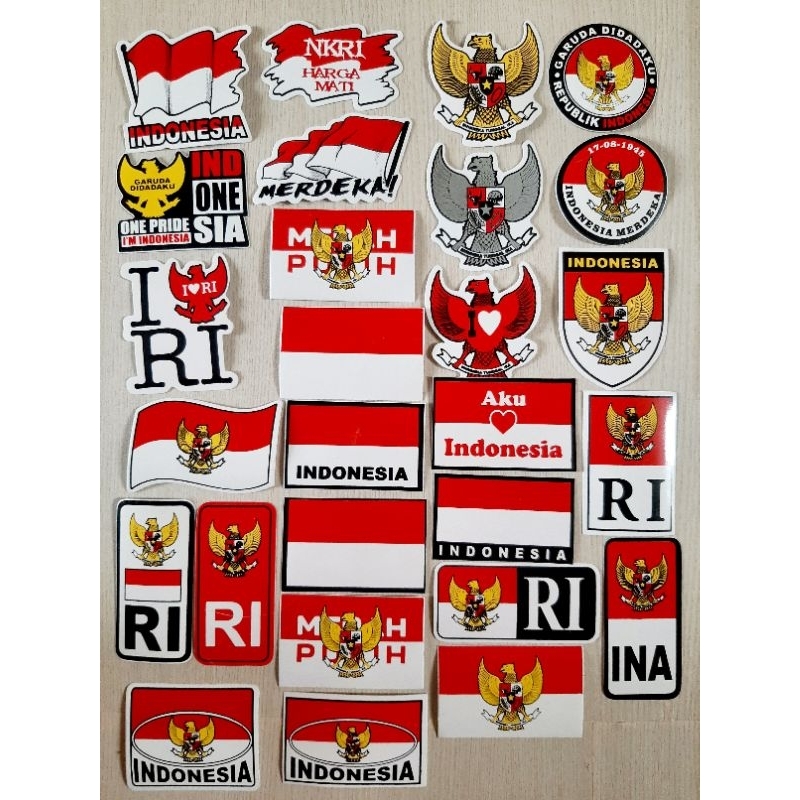 

STIKER GRAFTAC BENDERA INDONESIA & LAMBANG GARUDA