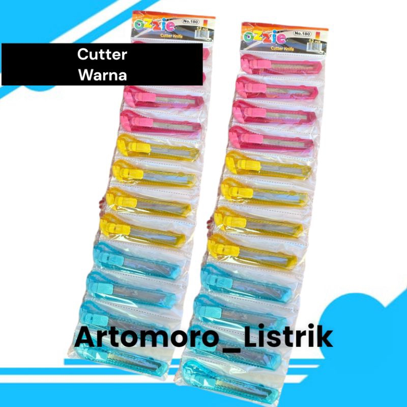 

(isi 12pcs) Cutter Plastik Satu Renteng/Cuter/Cutter Potong/Cutter Murah(isi 12pcs) Cutter Plastik Satu Renteng/Cuter/Cutter Potong/Cutter Murah