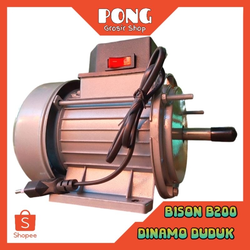 Dinamo Mesin Parut Kelapa Listrik Motor Penggerak Parutan Kelapa Listrik BISON type B-200