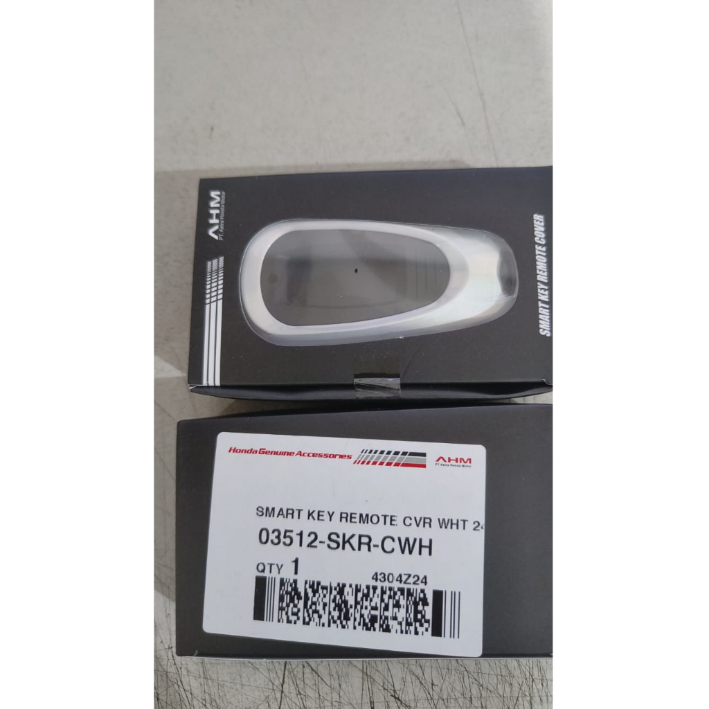 03512SKRCWH AKSESORIS Smart Key Remote Cover Kunci Honda Putih ADV160 STYLO160 VARIO160 PCX160 ORIGI