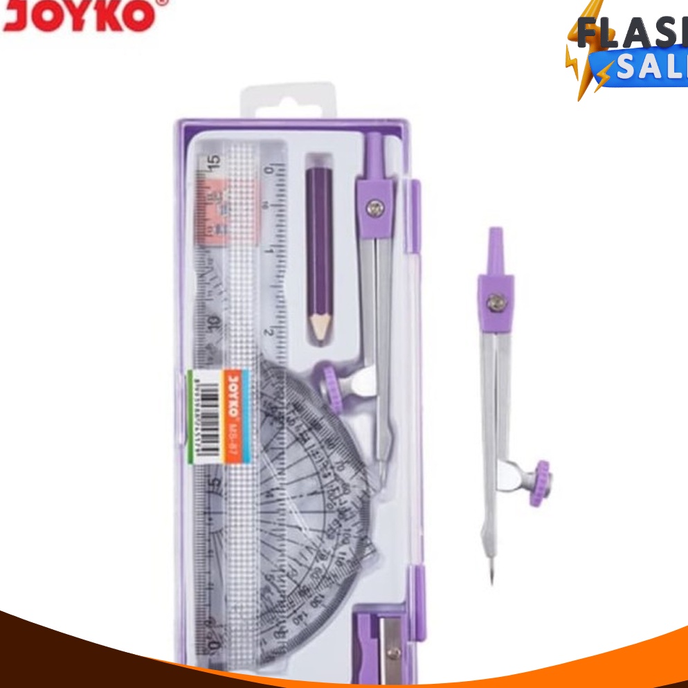 

PRODUCT TERMURAH Jangka MS87 Fullset PenggarisMath Set Mathset MS87