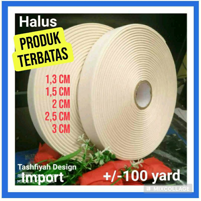 

Pita label katun polos halus piterban lebar 1 2 3 cm sekitar 100m PT