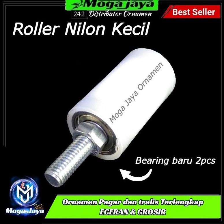 Cuma Sehari roller nilon KECIL penuntun pintu gerbang