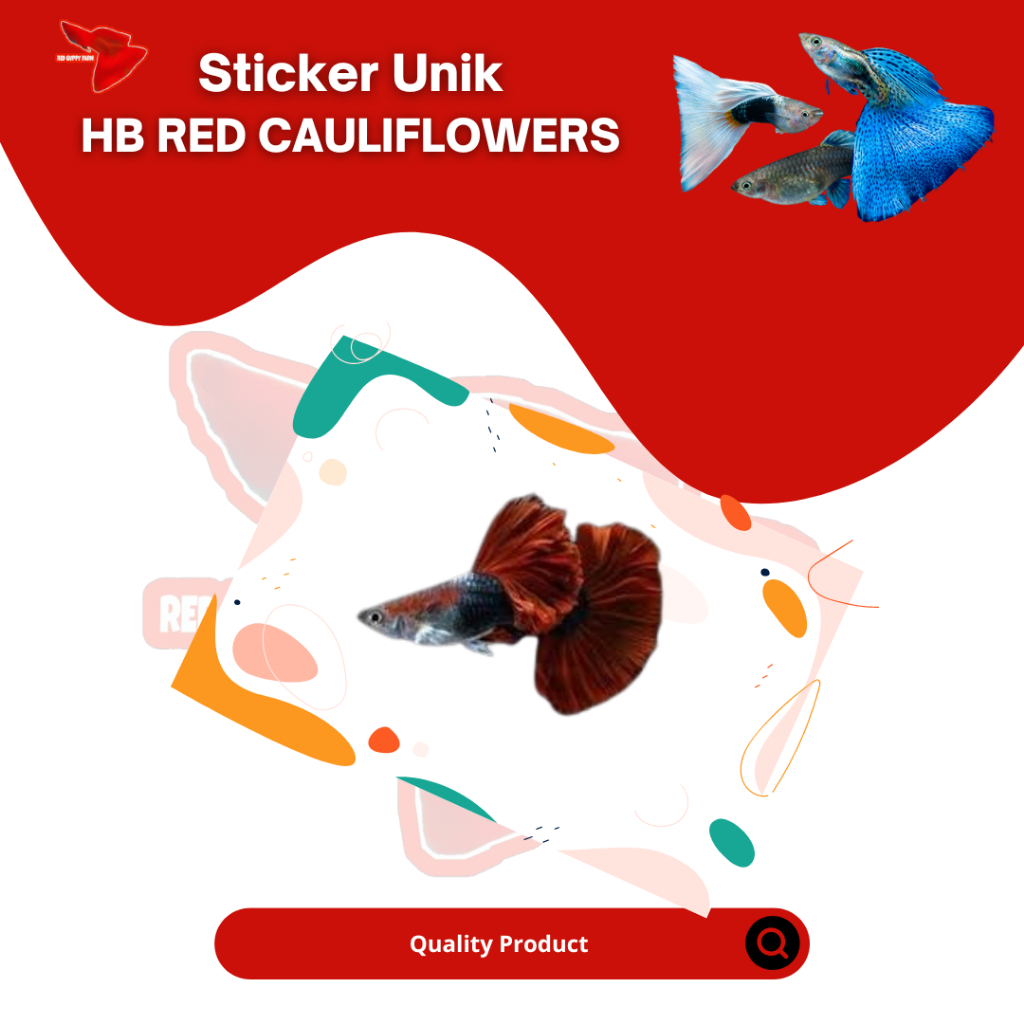 

STICKER UNIK HB RED CAULIFLOWERS