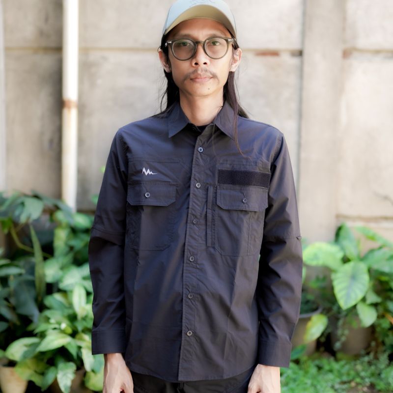 KEMEJA PANJANG QUICKDRY MOUNTAINGEER BADGE SERIES - KEMEJA PANJANG SAMAGAHA OUTDOOR