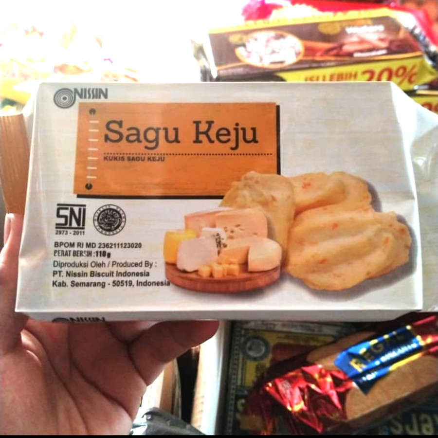 

Nissin Sagu Keju enak (kotak) / Nissin Cookies Sagu Keju