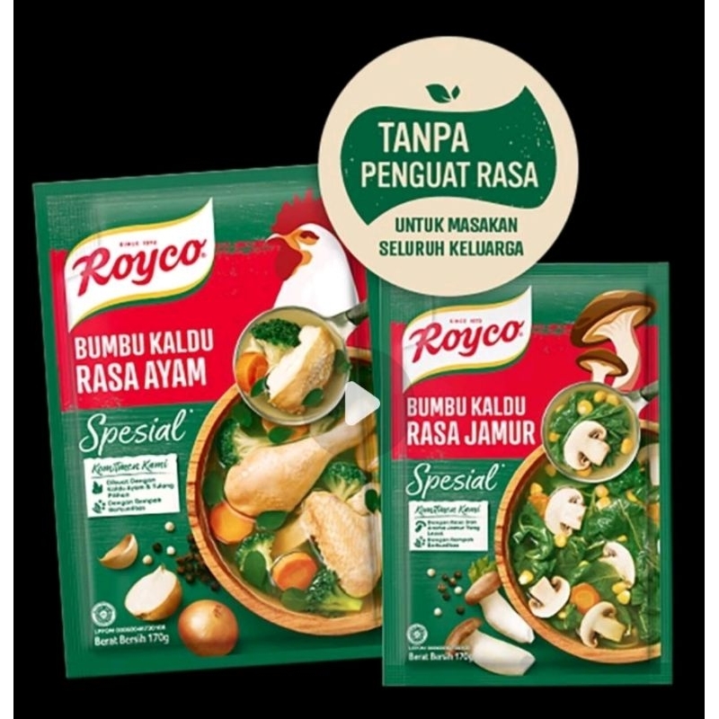 

Royco Bumbu Kaldu Rasa Ayam Dan Jamur 40 gram