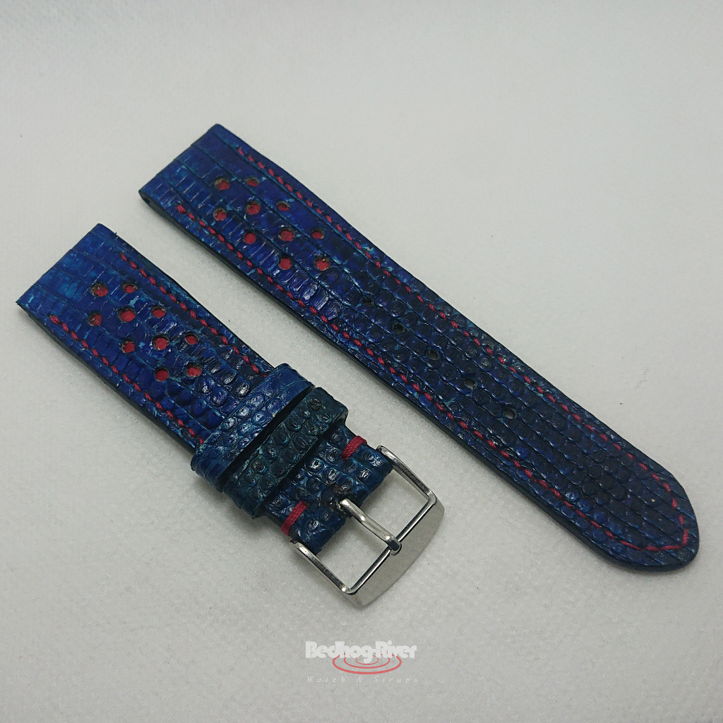Genuine Lizard Skin Watch Strap - 22mm