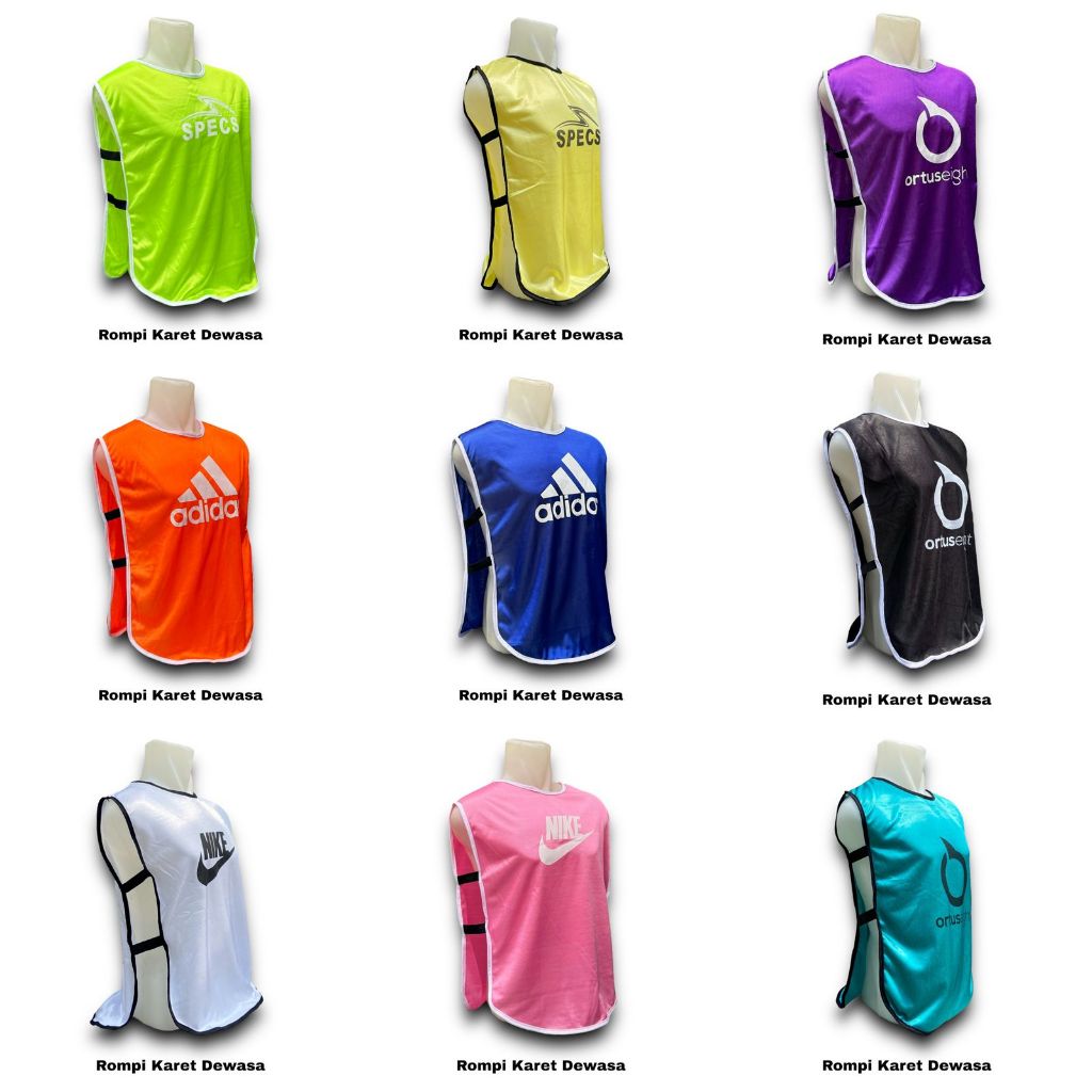 Rompi Bola Karet Rompi Futsal Karet Rompi Training Bola Karet Rompi Latihan Futsal Karet Rompi Sport