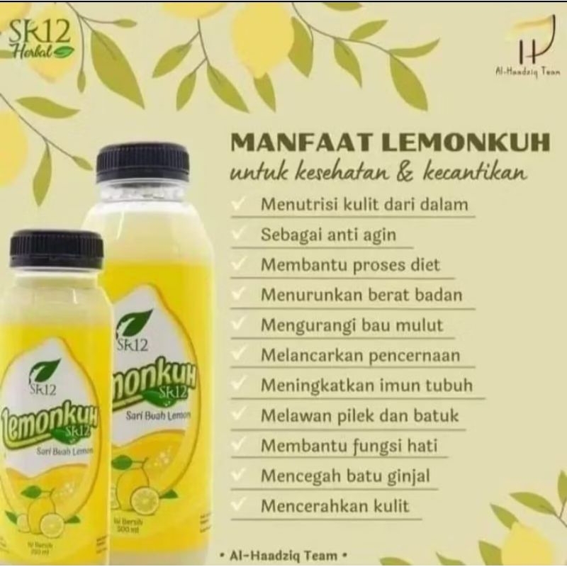 

Lemonkuh Sari Buah Lemon 500ml SR12