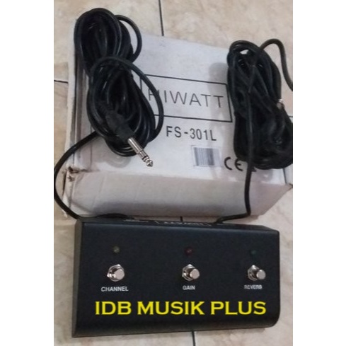 FootSwitch 3 Ch Hiwatt FS301L FS 301L Foot Switch Gitar Original