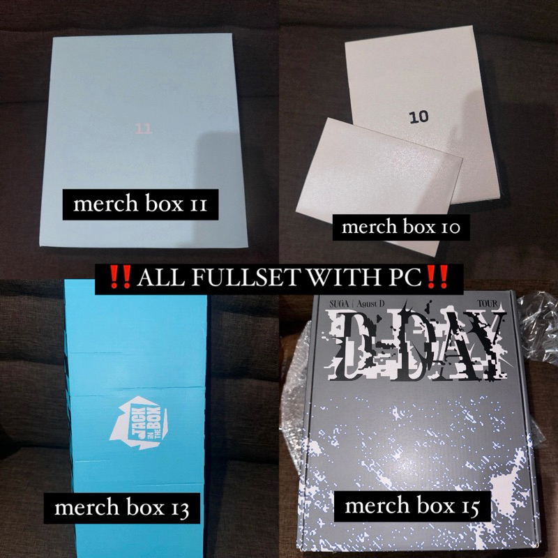 BTS ARMY MEMBERSHIP MERCH BOX MB 10 11 13 15 SNOW BALL ORGEL JACK IN THE BOX KEYBOARD D-DAY JHOPE SU