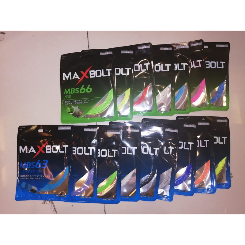 Senar maxbolt mbs 63 & 66 terbaru orininal 100%