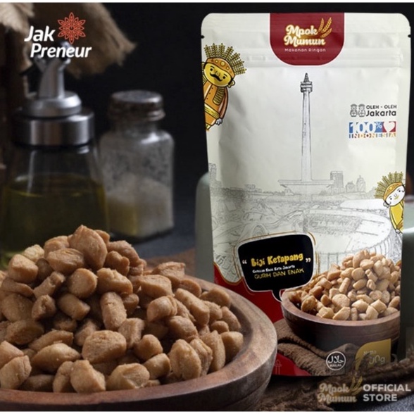 

Sedia Biji Ketapang Manis Mpok Mumun oleh oleh khas dari jakarta betawi 1 gram