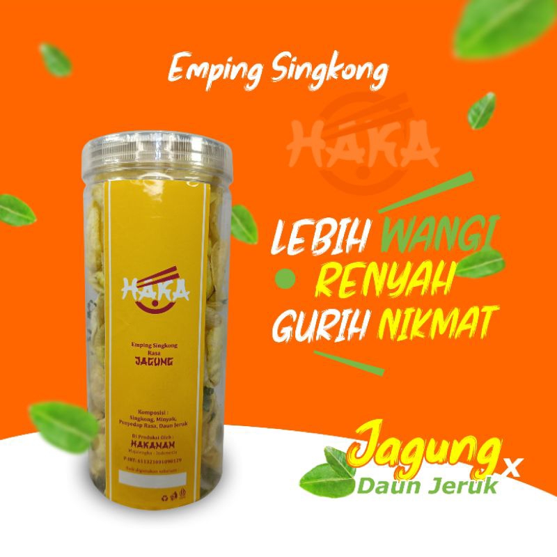 

[FLASH SALE] PREMIUM EMPING SINGKONG RASA JAGUNG DAUN JERUK VIRAL BUMBU MELIMPAH RUAH GURIH NIKMAT - Toples Besar 1300ML