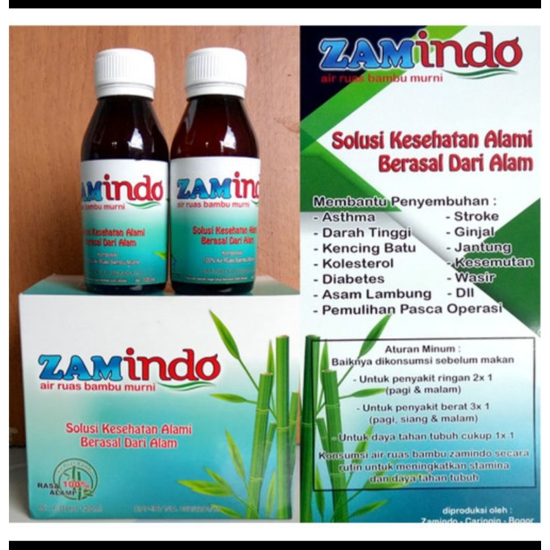 Air Bambu Zamindo Air Ruas Bambu Murni