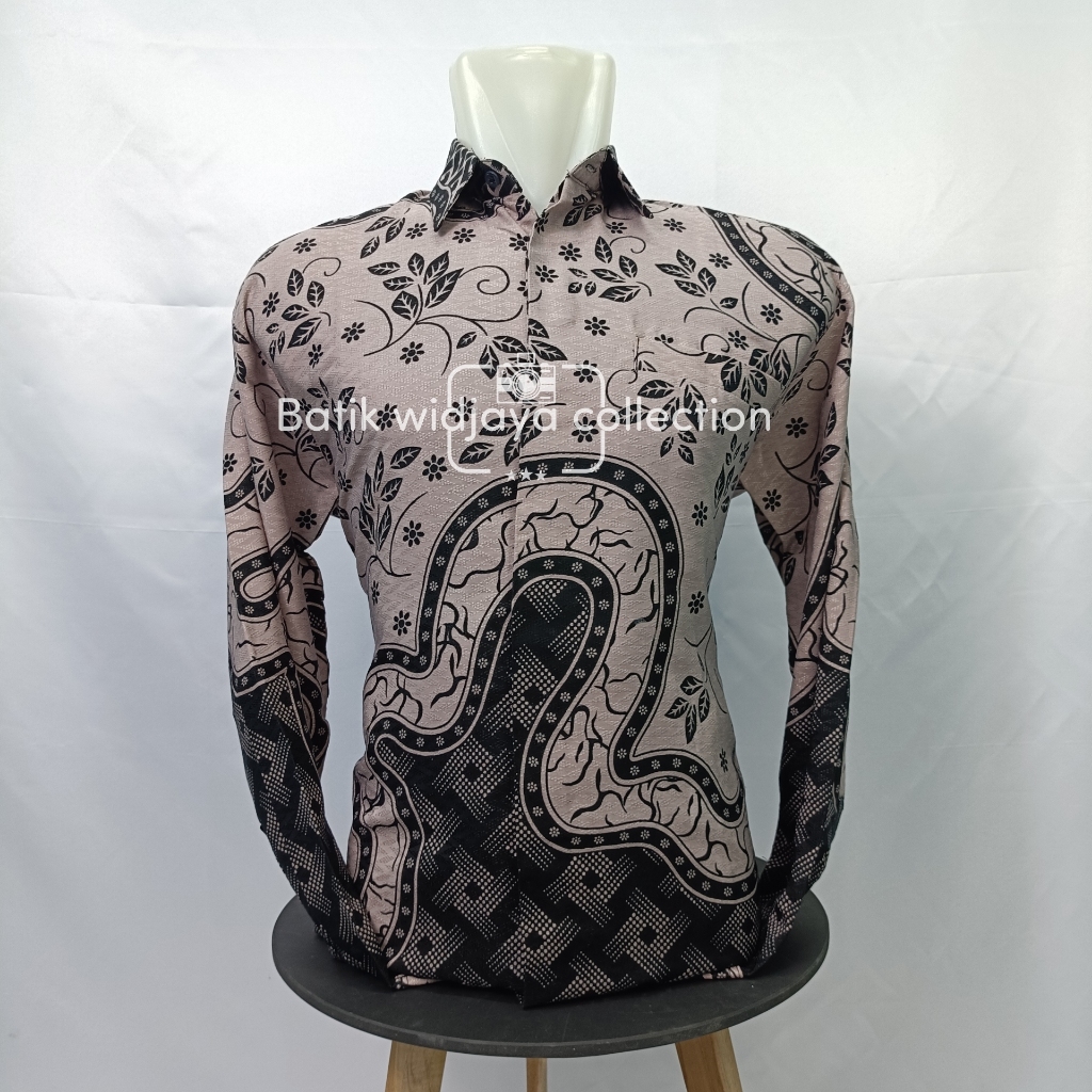 kemeja batik doby warna ungu taro bahan doby premium / batik doby pasangan kebaya  taro
