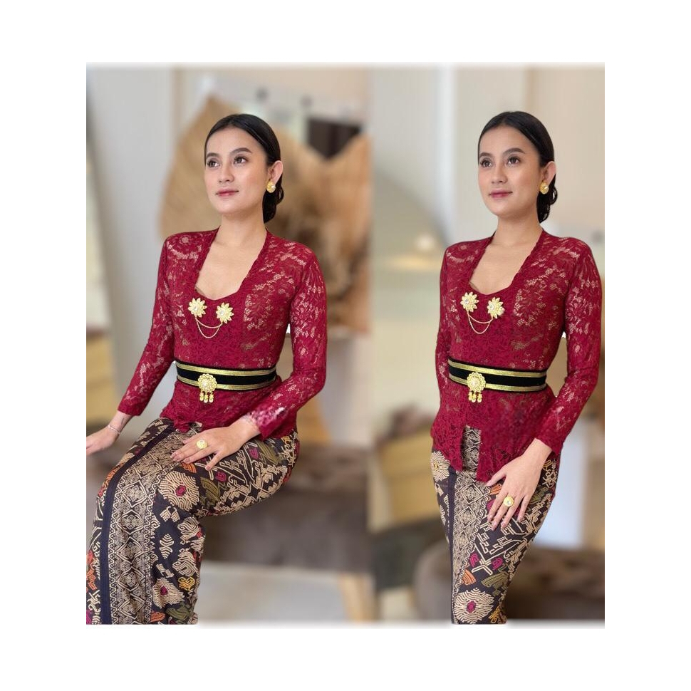atasan kebaya / kebaya / kebaya bali / atasan kebaya kekinian simpel /atasan kebaya modern/baju adat