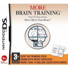 GAME NINTENDO DS / NDSi / NDS LITE MORE BRAIN TRAINING WITH DR KAWASHIMA HOW OLD IS YOUR BRAIN