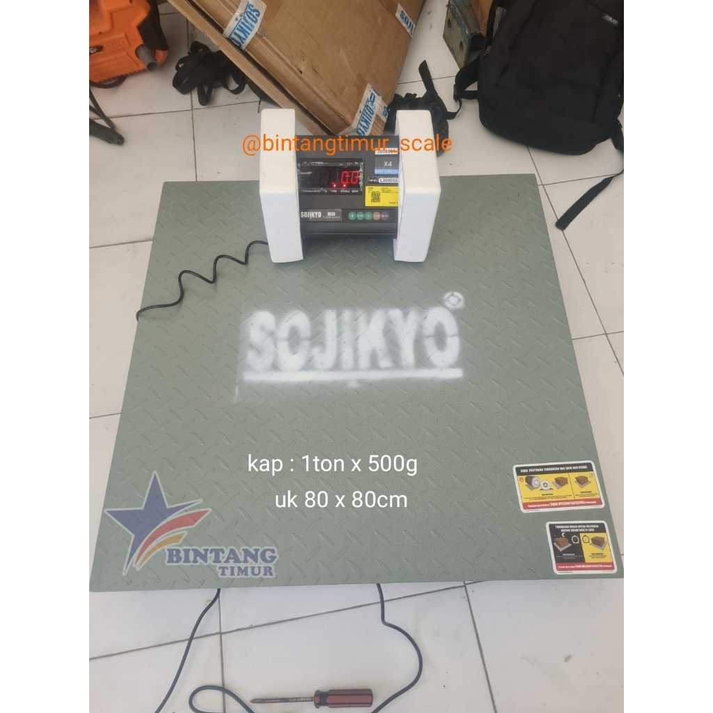 Timbangan lantai digital sojikyo 1ton