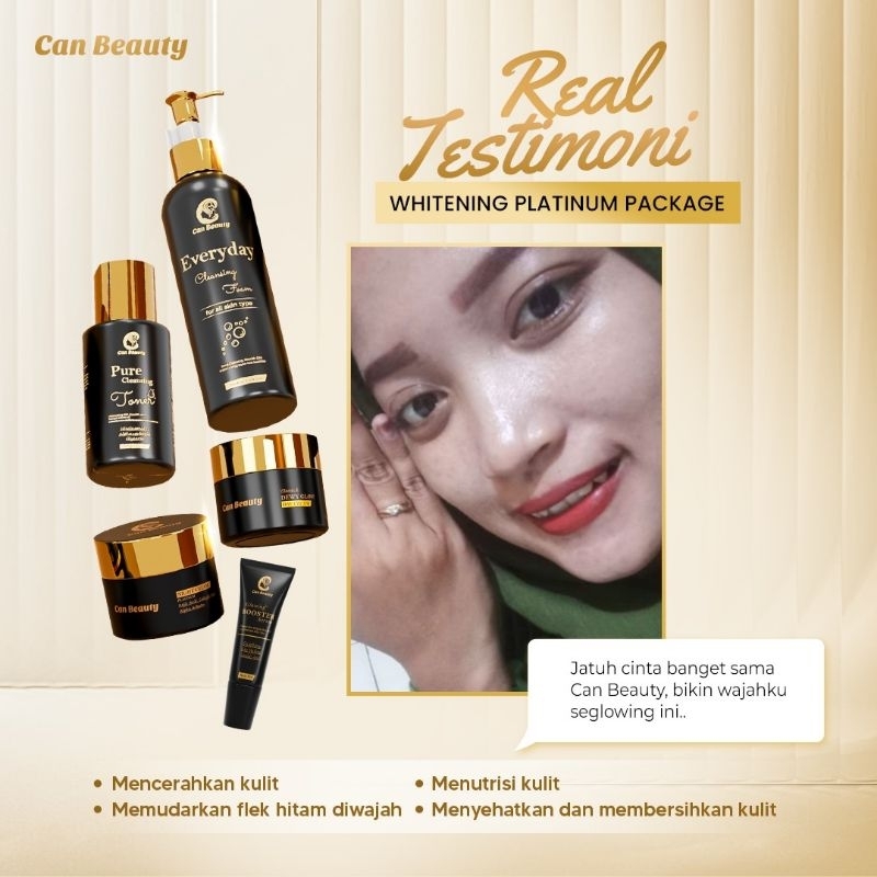 Paket Can Beauty / Can beauty skincare paket whitening / Can Beauty Skincare paket Acne