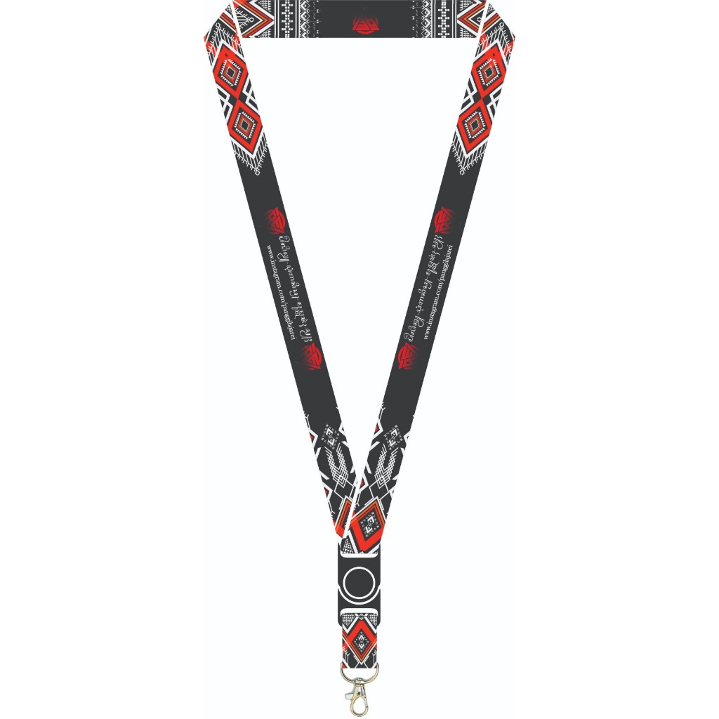 

Jasa desain tali lanyard printing, sablon dan pembuatan id card costom