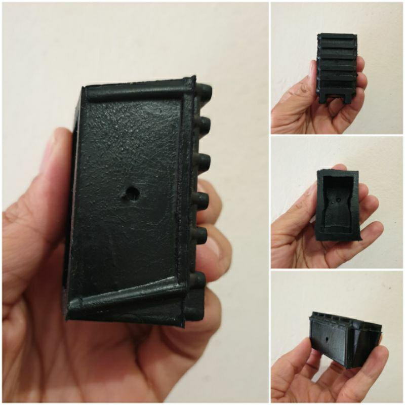 KARET KAKI TANGGA LIPAT ALUMUNIUM [ 25x45 mm ] KARET TANGGA/ KARET TANGGA LIPAT