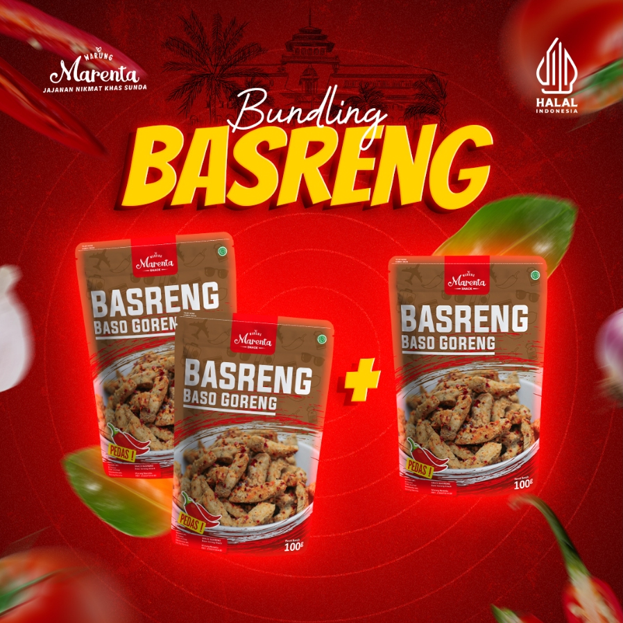 

[BELI 2 GRATIS 1] Marenta Basreng Baso Goreng (100g)