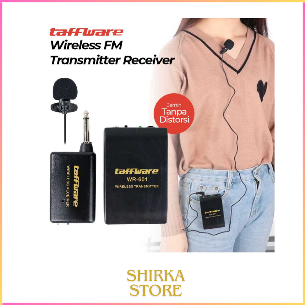 SS - Wireless FM Transmitter Receiver Pro Microphone