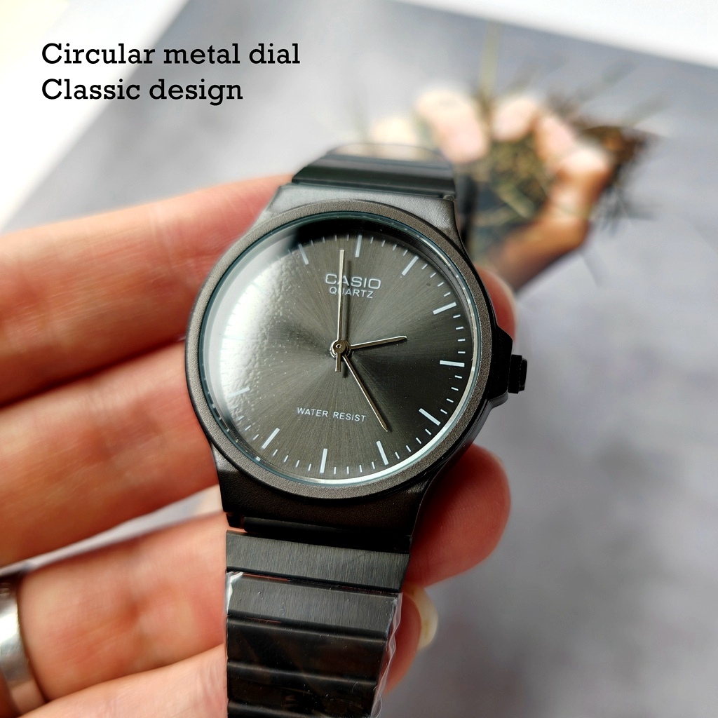 G-SHOCK MQ-240 Fashion Trend Simple Gold Belt Women's Retro Quartz Casio Watch Couple