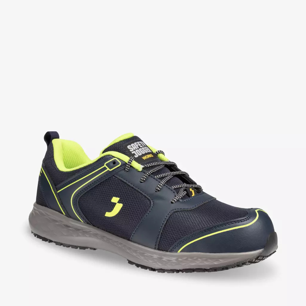 (Khusus BATAM) JOGGER Balto S1 Safety Shoes Navy | Sepatu Safety JOGGER