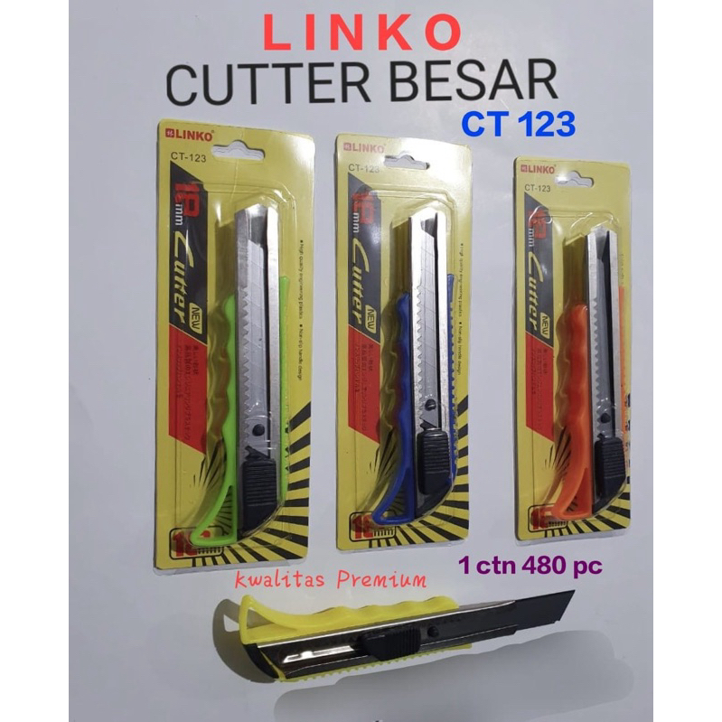 

CUTTER BESAR Linko 123 SILET PEMOTONG (auto lock)
