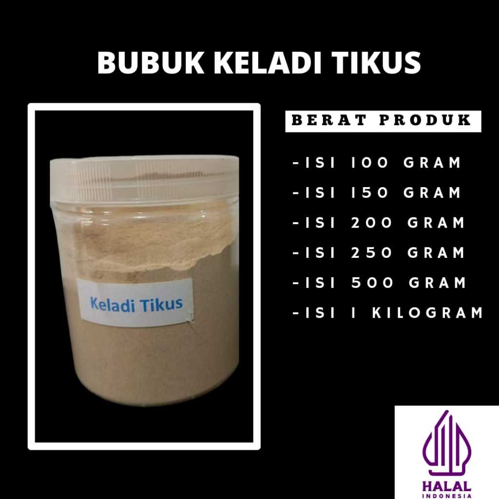

Bubuk keladi tikus murni, Asli terbuat dari bahan pilihan