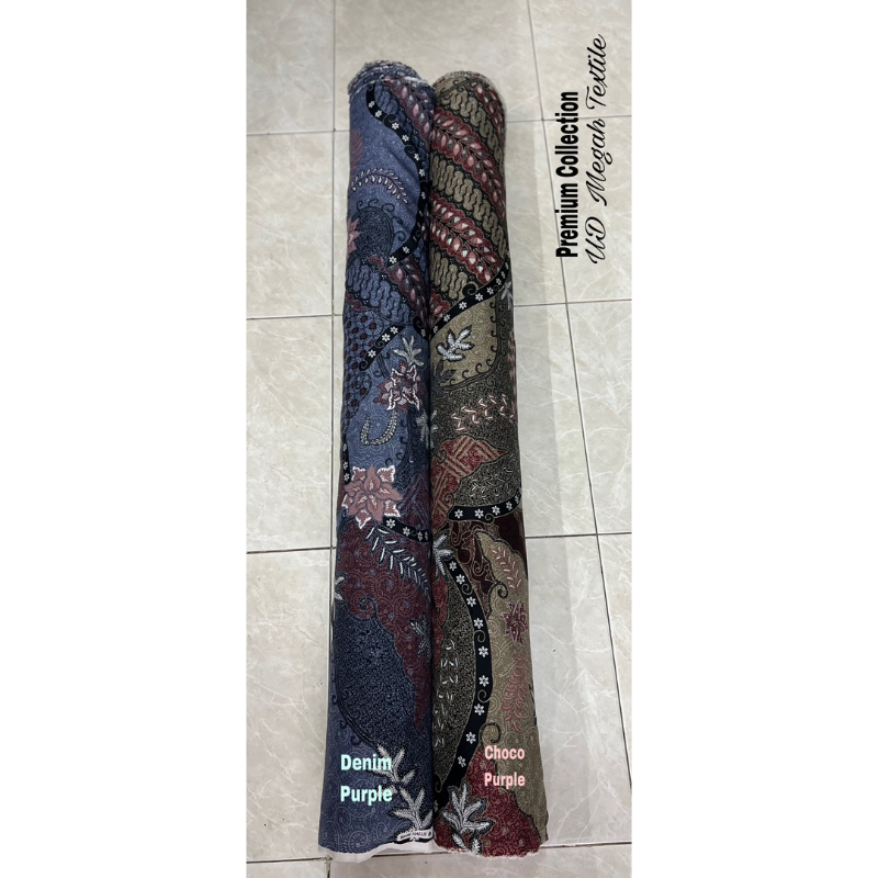 (Harga per Meter) (B355) Kain Batik halus pria wanita (lebar120) hampers lebaran dress pakaian atasa