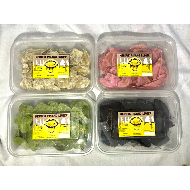 

Keripik pisang lumer coklat strawberry green tea tiramisu 500ml bynarchips.id