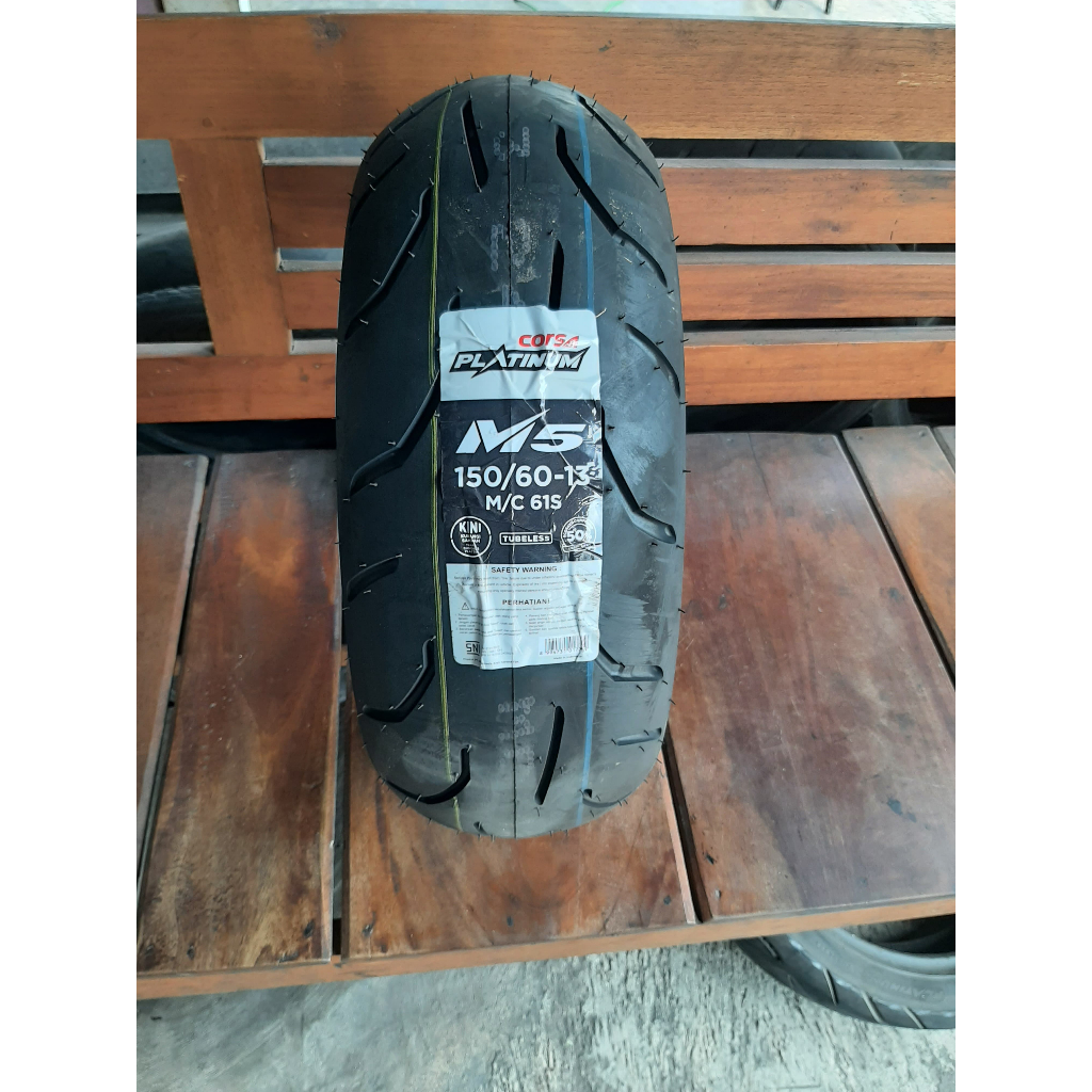 BAN LUAR MOTOR MATIC CORSA M5 150/60-13 PNP NMAX TMAX ADV XMAX DAN PCX 160 RING 13