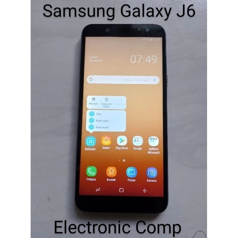 Samsung Galaxy J6 (J600) Classic RAM 3GB - ROM 32GB Second Original | Siap Pakai | Unit HP Only