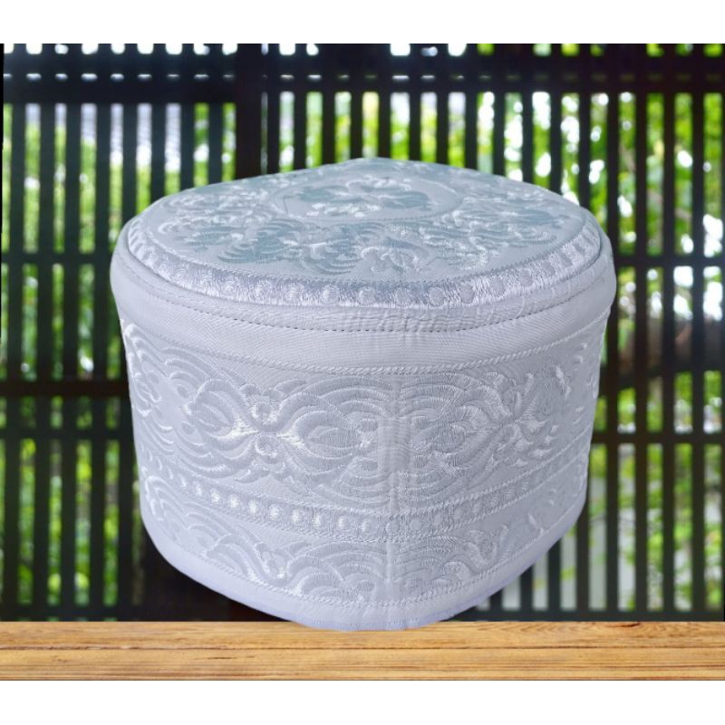 Peci Oman putih polos terlaris terbaru termurah terbaik / peci sholat / peci haji / peci pria