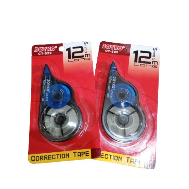 

(1Pcs) Correction Tape / Tipe-X Kertas 5mm x 12 Meter Joyko CT-522