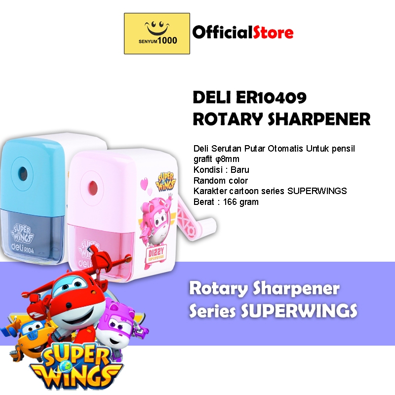 

Deli Rotary Sharpener Serutan Putar Otomatis Untuk pensil grafit φ8mm ER10409