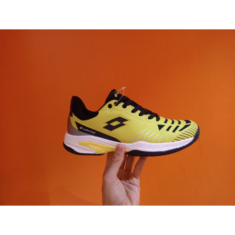 Sepatu Tenis pria Lotto original/Lotto Delano men's Tenis shoes -Yellow