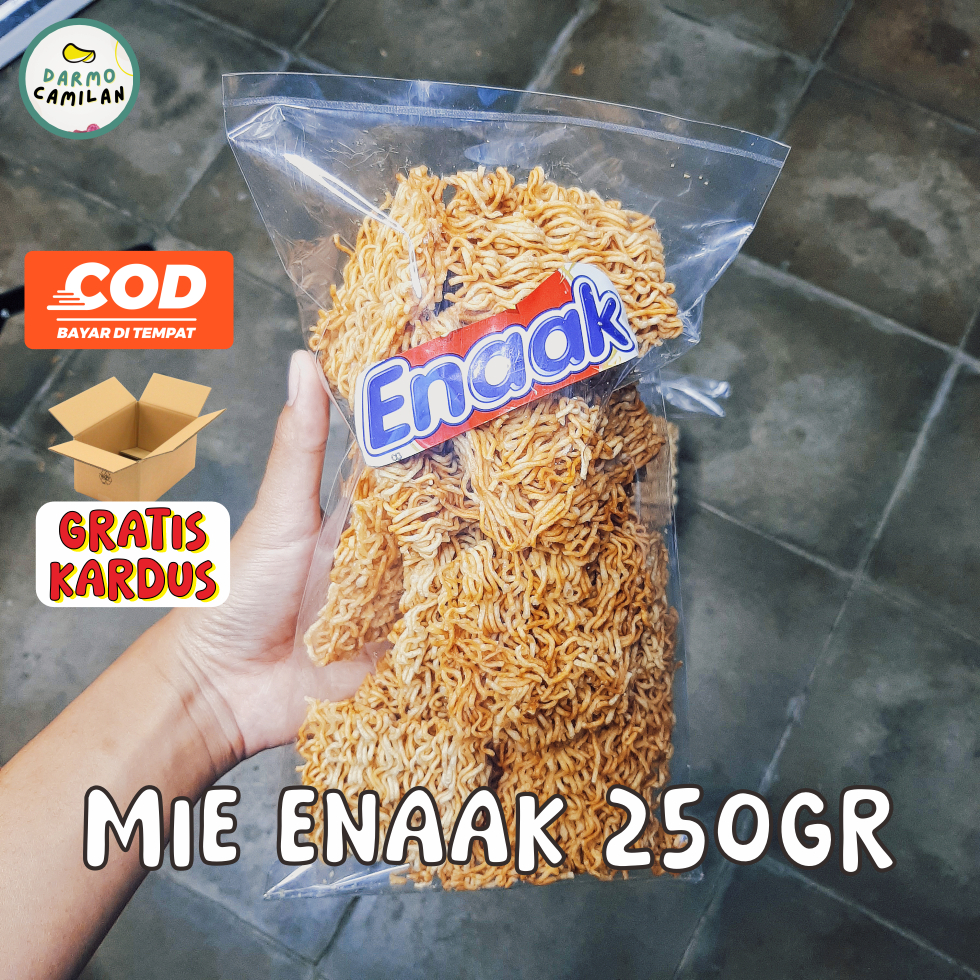 

Mie Enaak Curah 250gr Snack Brand Mi Enak Asli - DARMO CAMILAN