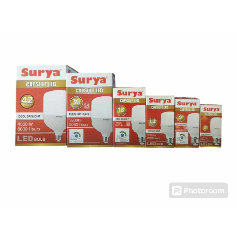 bola lampu led surya 9 watt #