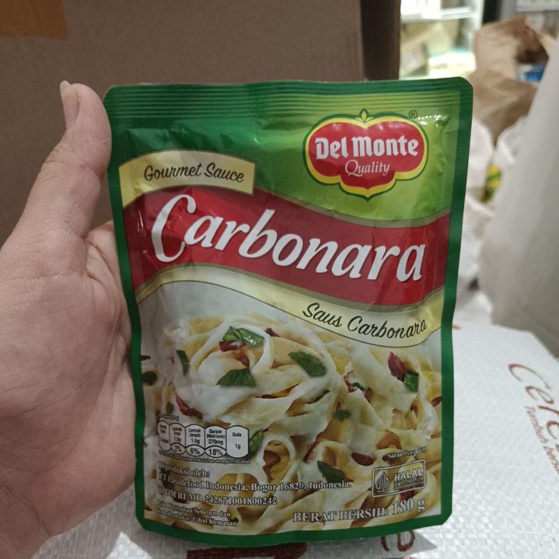 

saus carbonara (delmonte) 180g