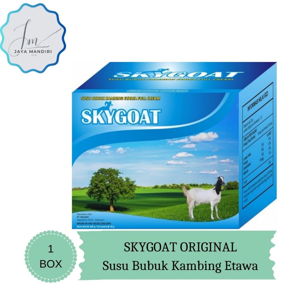 

SKY GOAT Susu Bubuk Kambing Etawa rasa Original 1 box