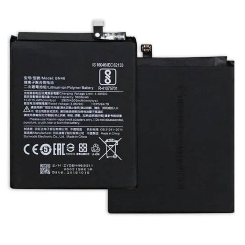 XIAOMI REDMI NOTE 8 - Baterai Battery Batre Batrei Batere Batrai Xiao Mi Redmi Note 8 ORIGINAL 100%